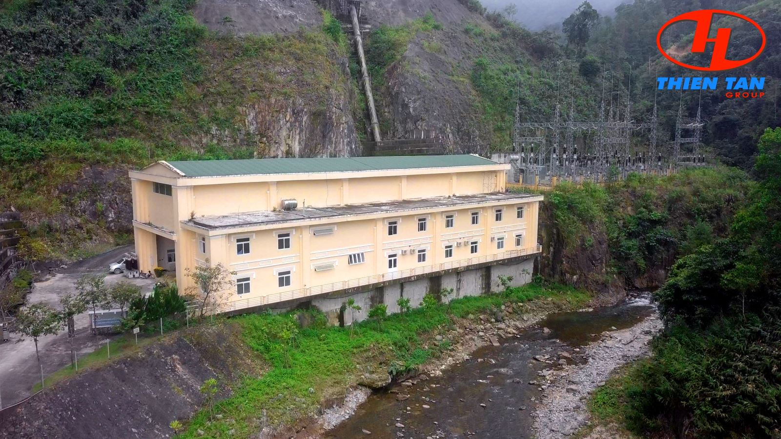 得热水电站全景