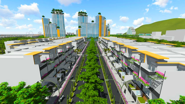 联排住宅区